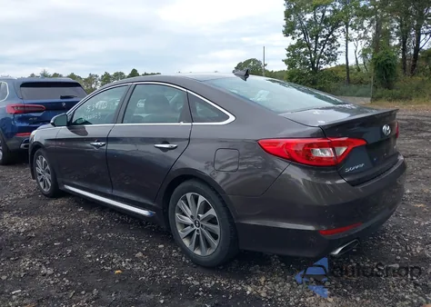 2016 Hyundai Sonata Sport z USA, uszkodzony, nr VIN 5NPE34AF3GH262244